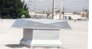 Hooded Exhaust or Supply Fan (Roof mounted)